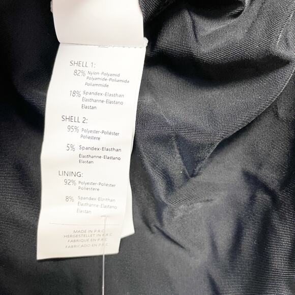 Cupshe Women's Mesh Plunging Halter One Piece Swimsuit Black Size Medium - Picture 7 of 7